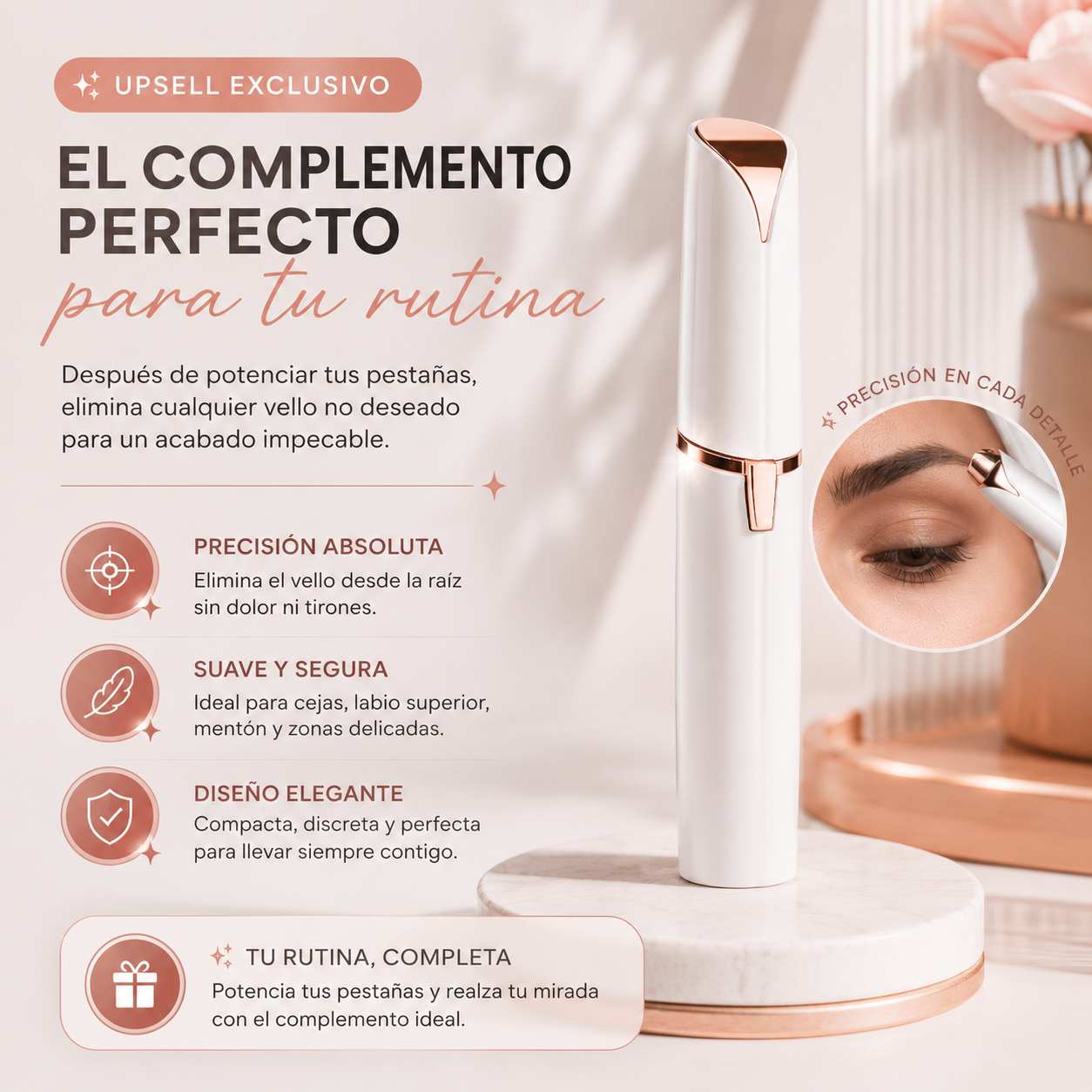 Depiladora facial
